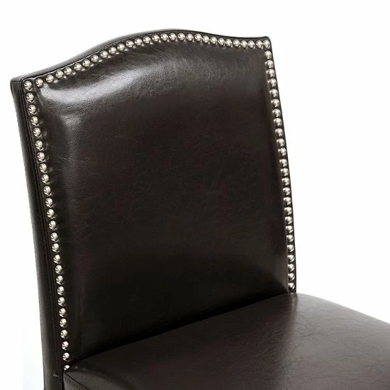 Baxton Studio 2-piece Libra Bar Stool Set White 3 Baxton Studio 2-piece Libra Bar Stool Set White - Image 3