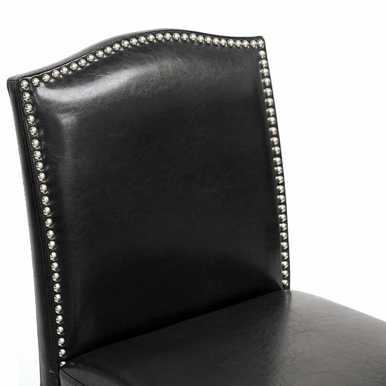 Baxton Studio 2-piece Libra Bar Stool Set White 4 Baxton Studio 2-piece Libra Bar Stool Set White - Image 4