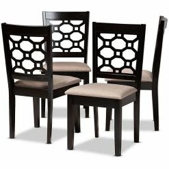 Baxton Studio Peter Dining Chair 4-piece Set Gray Walnut Brown 16 Baxton Studio Peter Dining Chair 4-piece Set Gray Walnut Brown -Baxton Studio Sales unnamed file 1013