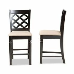 Baxton Studio Ramiro Counter Stool 2-piece Set Sand Dark Brown 12 Baxton Studio Ramiro Counter Stool 2-piece Set Sand Dark Brown -Baxton Studio Sales unnamed file 1018