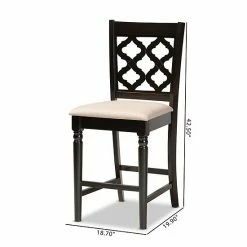 Baxton Studio Ramiro Counter Stool 2-piece Set Sand Dark Brown 15 Baxton Studio Ramiro Counter Stool 2-piece Set Sand Dark Brown -Baxton Studio Sales unnamed file 1021