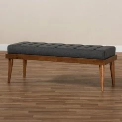 Baxton Studio Linus Bench Beige 12 Baxton Studio Linus Bench Beige -Baxton Studio Sales unnamed file 1052