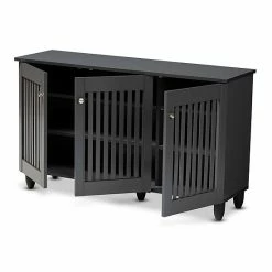 Baxton Studio Fernanda Charcoal Shoe Cabinet 8 Baxton Studio Fernanda Charcoal Shoe Cabinet -Baxton Studio Sales unnamed file 1058