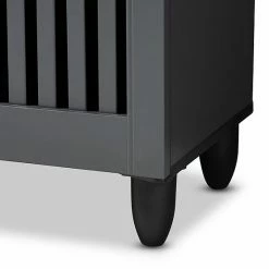 Baxton Studio Fernanda Charcoal Shoe Cabinet 9 Baxton Studio Fernanda Charcoal Shoe Cabinet -Baxton Studio Sales unnamed file 1059
