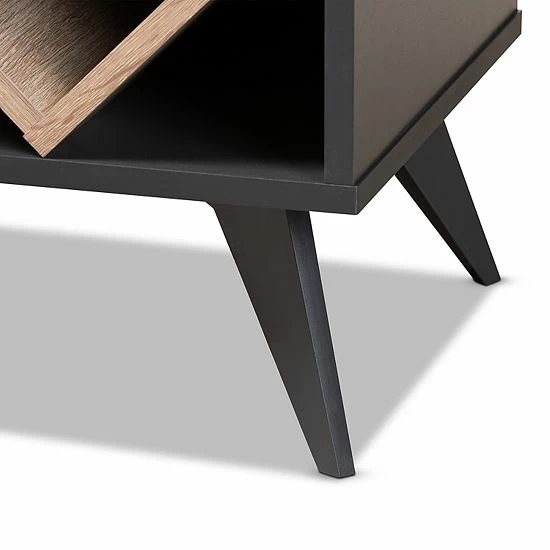 Baxton Studio Savino Wine Cabinet White 5 Baxton Studio Savino Wine Cabinet White - Image 5