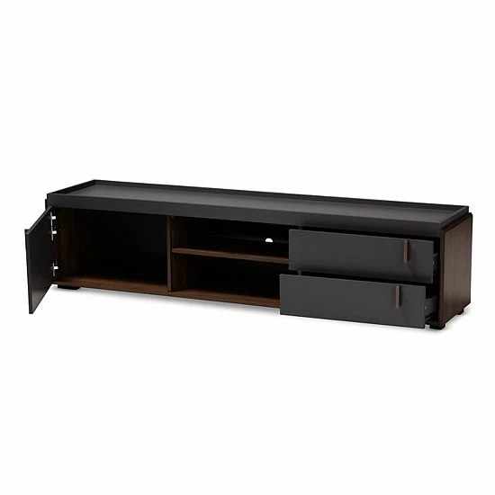 Baxton Studio Rikke Charcoal TV Stand Baxton Studio Rikke Charcoal TV Stand -Baxton Studio Sales unnamed file 109
