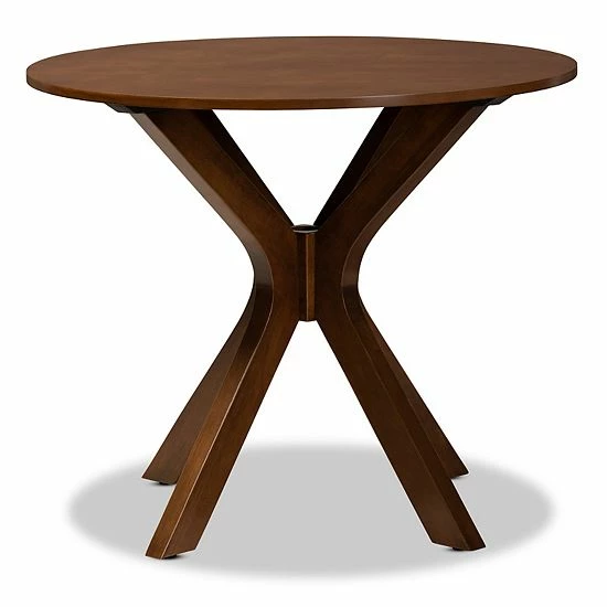 Baxton Studio Kenji Brown Dining Table 3 Baxton Studio Kenji Brown Dining Table - Image 3