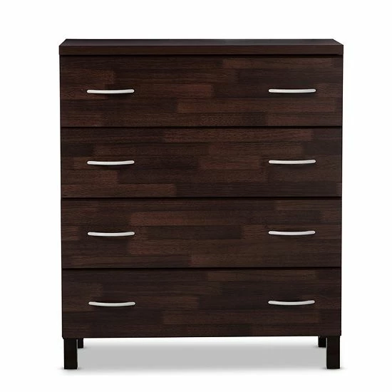Baxton Studio Maison 4-Drawer Dresser 3 Baxton Studio Maison 4-Drawer Dresser - Image 3