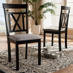 Baxton Studio Rosie Gray 2-pc. Dining Chair Set 7 Baxton Studio Rosie Gray 2-pc. Dining Chair Set -Baxton Studio Sales unnamed file 1143