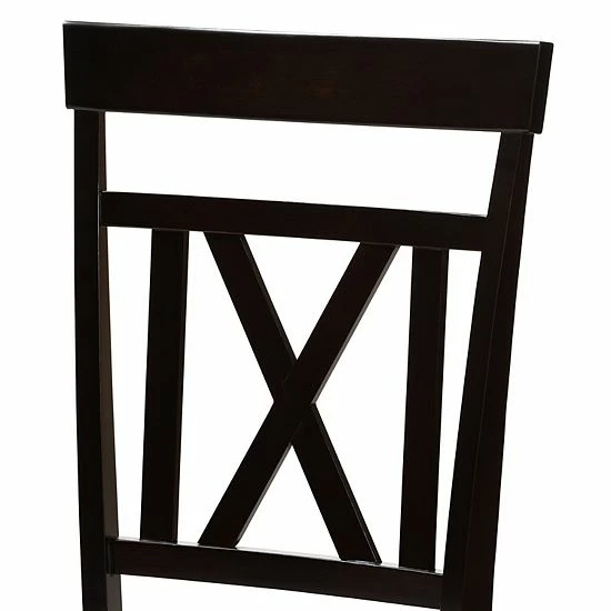 Baxton Studio Rosie Gray 2-pc. Dining Chair Set 4 Baxton Studio Rosie Gray 2-pc. Dining Chair Set - Image 4