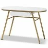 Baxton Studio Mabel Faux Marble Console Table