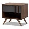 Baxton Studio Naoki 1-Drawer Nightstand
