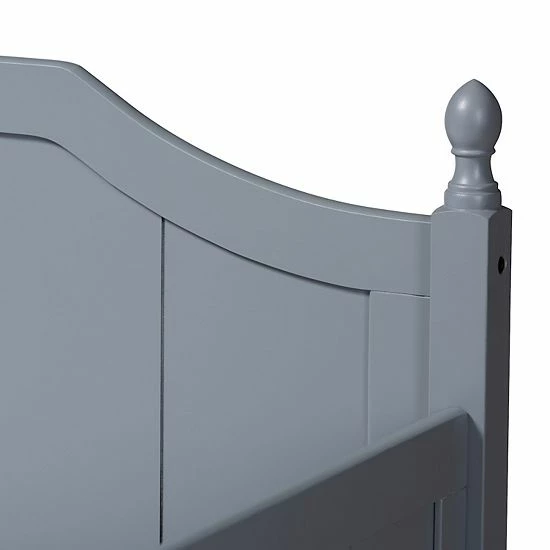 Baxton Studio Millie Twin Daybed Gray 5 Baxton Studio Millie Twin Daybed Gray - Image 5