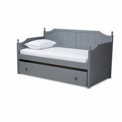 Baxton Studio Millie Twin Daybed Gray 17 Baxton Studio Millie Twin Daybed Gray -Baxton Studio Sales unnamed file 1189