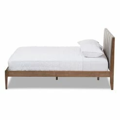 Baxton Studio Ember Mid-Century Upholstered Bed Dark Gray -Baxton Studio Sales unnamed file 1193