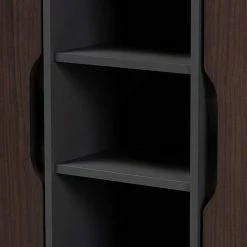 Baxton Studio Idina 2-Door Shoe Cabinet Walnut Gray Dark Brown 15 Baxton Studio Idina 2-Door Shoe Cabinet Walnut Gray Dark Brown -Baxton Studio Sales unnamed file 121