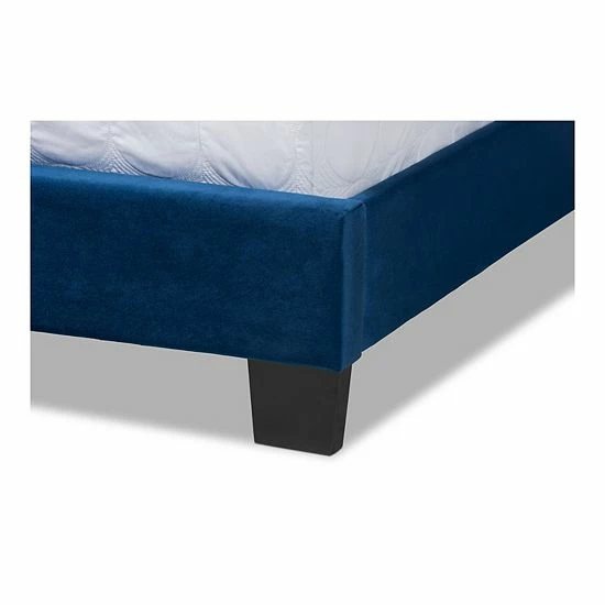 Baxton Studio Clare Bed Gray Black 3 Baxton Studio Clare Bed Gray Black - Image 3