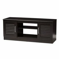 Baxton Studio Gianna Espresso TV Stand
