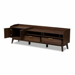 Baxton Studio Lena Medium Brown TV Stand 9 Baxton Studio Lena Medium Brown TV Stand -Baxton Studio Sales unnamed file 1228