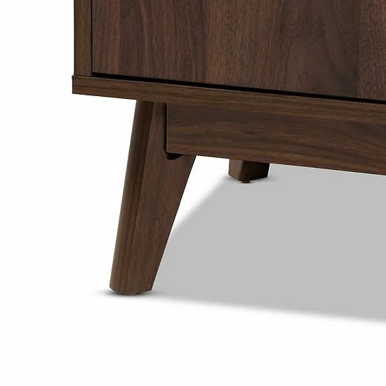 Baxton Studio Lena Medium Brown TV Stand 6 Baxton Studio Lena Medium Brown TV Stand - Image 6