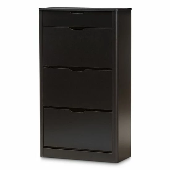 Baxton Studio Cayla Shoe Cabinet 3 Baxton Studio Cayla Shoe Cabinet - Image 3