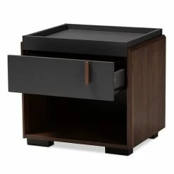 Baxton Studio Rikke Charcoal Nightstand 7 Baxton Studio Rikke Charcoal Nightstand -Baxton Studio Sales unnamed file 1264