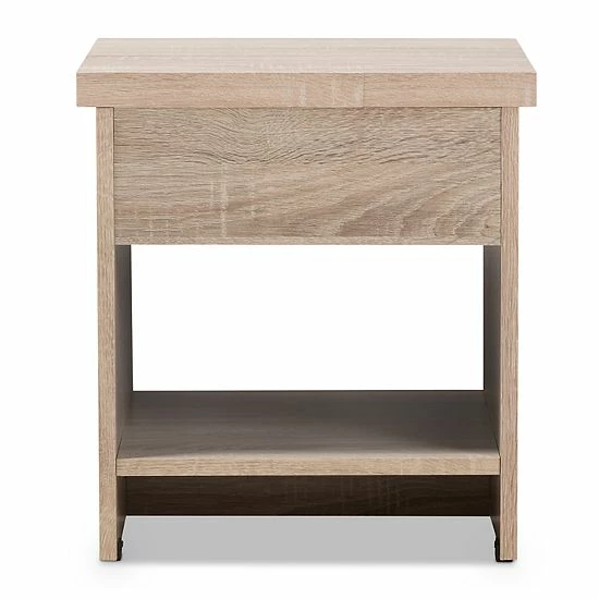 Baxton Studio Jamie 1-Drawer Nightstand 6 Baxton Studio Jamie 1-Drawer Nightstand - Image 6