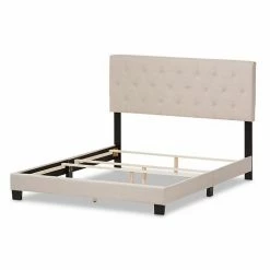 Baxton Studio Cassandra Tufted Bed Gray -Baxton Studio Sales unnamed file 1350