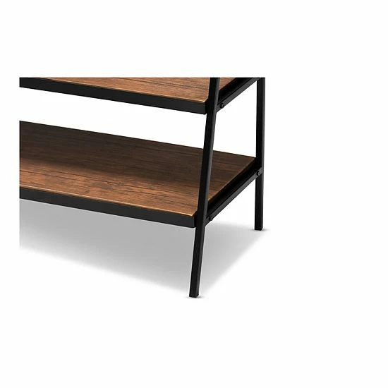Baxton Studio Laima Coat Hanger Shelving Unit 5 Baxton Studio Laima Coat Hanger Shelving Unit - Image 5