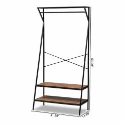 Baxton Studio Laima Coat Hanger Shelving Unit 11 Baxton Studio Laima Coat Hanger Shelving Unit -Baxton Studio Sales unnamed file 1388