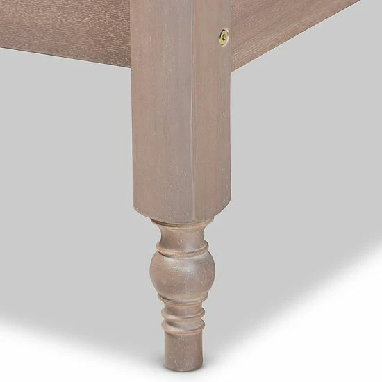 Baxton Studio Laure Bed Frame Walnut 3 Baxton Studio Laure Bed Frame Walnut - Image 3