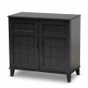 Baxton Studio Glidden Shoe Cabinet