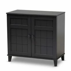 Baxton Studio Glidden Shoe Cabinet