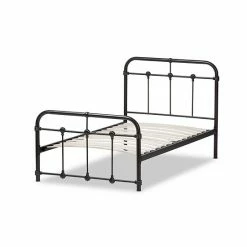 Baxton Studio Mandy Industrial Platform Twin Bed White 12 Baxton Studio Mandy Industrial Platform Twin Bed White -Baxton Studio Sales unnamed file 141