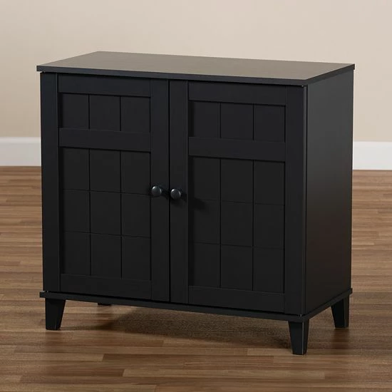 Baxton Studio Glidden Shoe Cabinet 6 Baxton Studio Glidden Shoe Cabinet - Image 6