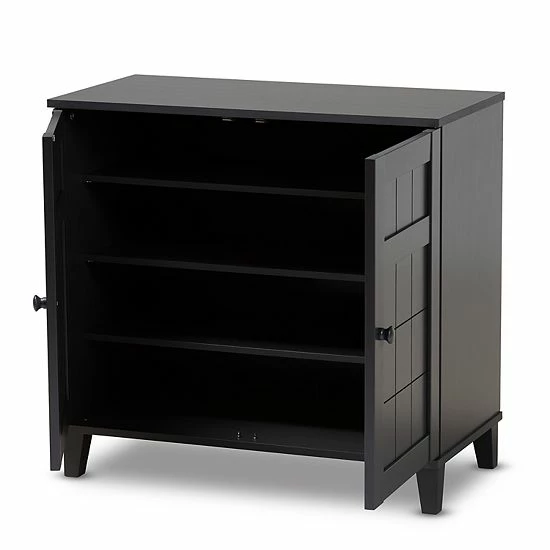 Baxton Studio Glidden Shoe Cabinet 8 Baxton Studio Glidden Shoe Cabinet - Image 8