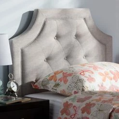 Baxton Studio Mars Upholstered Headboard Dark Gray 10 Baxton Studio Mars Upholstered Headboard Dark Gray -Baxton Studio Sales unnamed file 1445