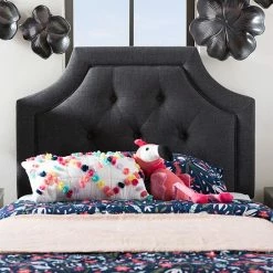 Baxton Studio Mars Upholstered Headboard Dark Gray 11 Baxton Studio Mars Upholstered Headboard Dark Gray -Baxton Studio Sales unnamed file 1446