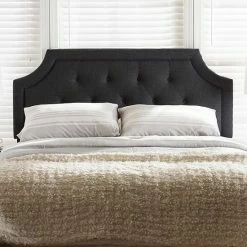 Baxton Studio Mars Upholstered Headboard Dark Gray 17 Baxton Studio Mars Upholstered Headboard Dark Gray -Baxton Studio Sales unnamed file 1452