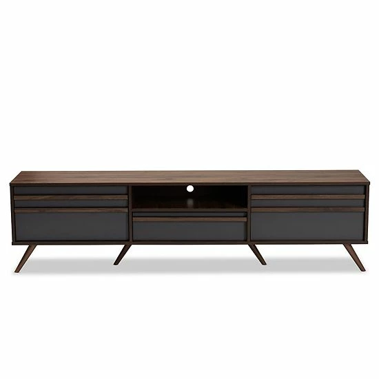 Baxton Studio Naoki Flip Down TV Stand 4 Baxton Studio Naoki Flip Down TV Stand - Image 4