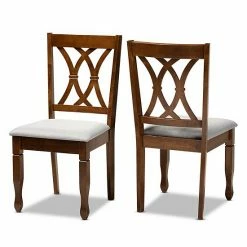 Baxton Studio Augustine Dining Chair 2-piece Set