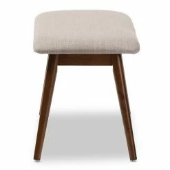 Baxton Studio Flora Mid-Century Modern Dining Bench -Baxton Studio Sales unnamed file 1473