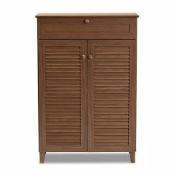 Baxton Studio Coolidge Shoe Cabinet Brown 12 Baxton Studio Coolidge Shoe Cabinet Brown -Baxton Studio Sales unnamed file 1481