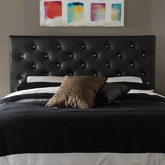 Baxton Studio Viviana Faux-Leather Headboard White 5 Baxton Studio Viviana Faux-Leather Headboard White - Image 5