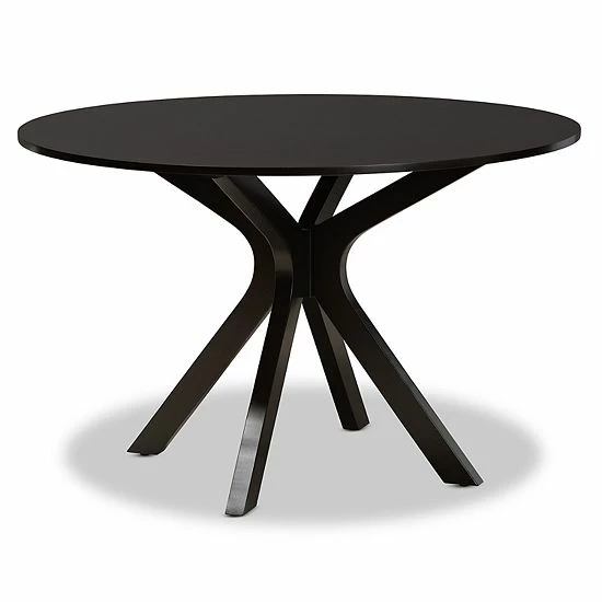 Baxton Studio Kenji Dark Brown Dining Table 1 Baxton Studio Kenji Dark Brown Dining Table