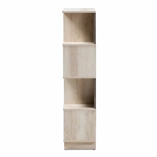 Baxton Studio Teagan Light Brown Shelving 4 Baxton Studio Teagan Light Brown Shelving - Image 4