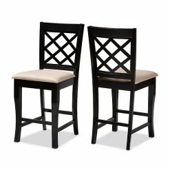 Baxton Studio Alora Counter Stool 2-piece Set Beige -Baxton Studio Sales unnamed file 1509
