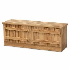 Baxton Studio Oswald Storage Bench