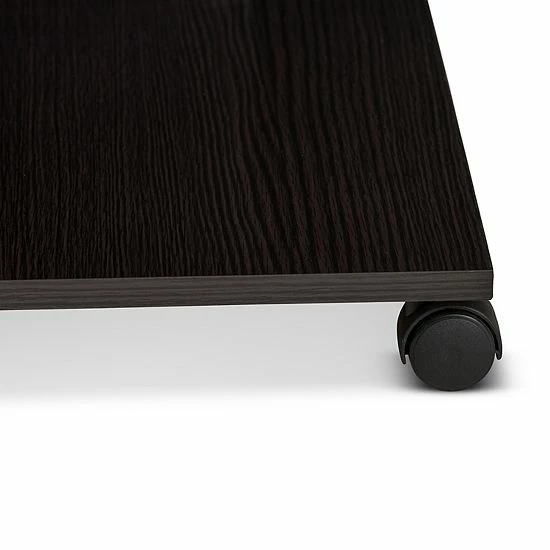 Baxton Studio Cladine Espresso Coffee Table 3 Baxton Studio Cladine Espresso Coffee Table - Image 3