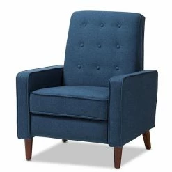 Baxton Studio Mathias Mid-Century Lounge Chair Recliner Blue -Baxton Studio Sales unnamed file 1595